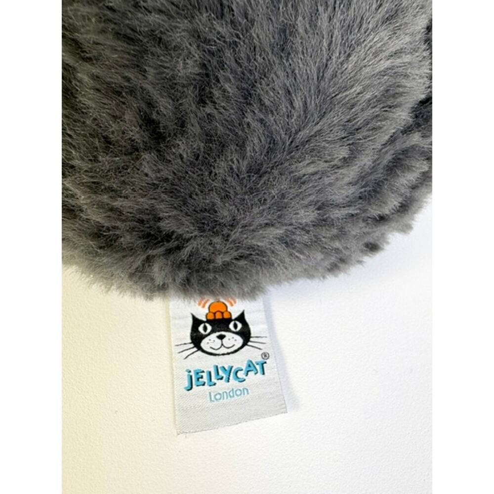 Jellycat Peanut Penguin Plush Medium 9" Authentic Stuffed Animal Toy Grey White - Picture 7 of 13